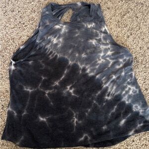 Glyder Blue Tie-Dye Workout Tank